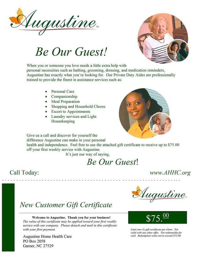 Augustine Home Health Care - Plano